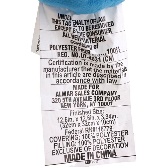 Emoji Expressions Plush Pillow - Blue Poop - Picture 4 of 4